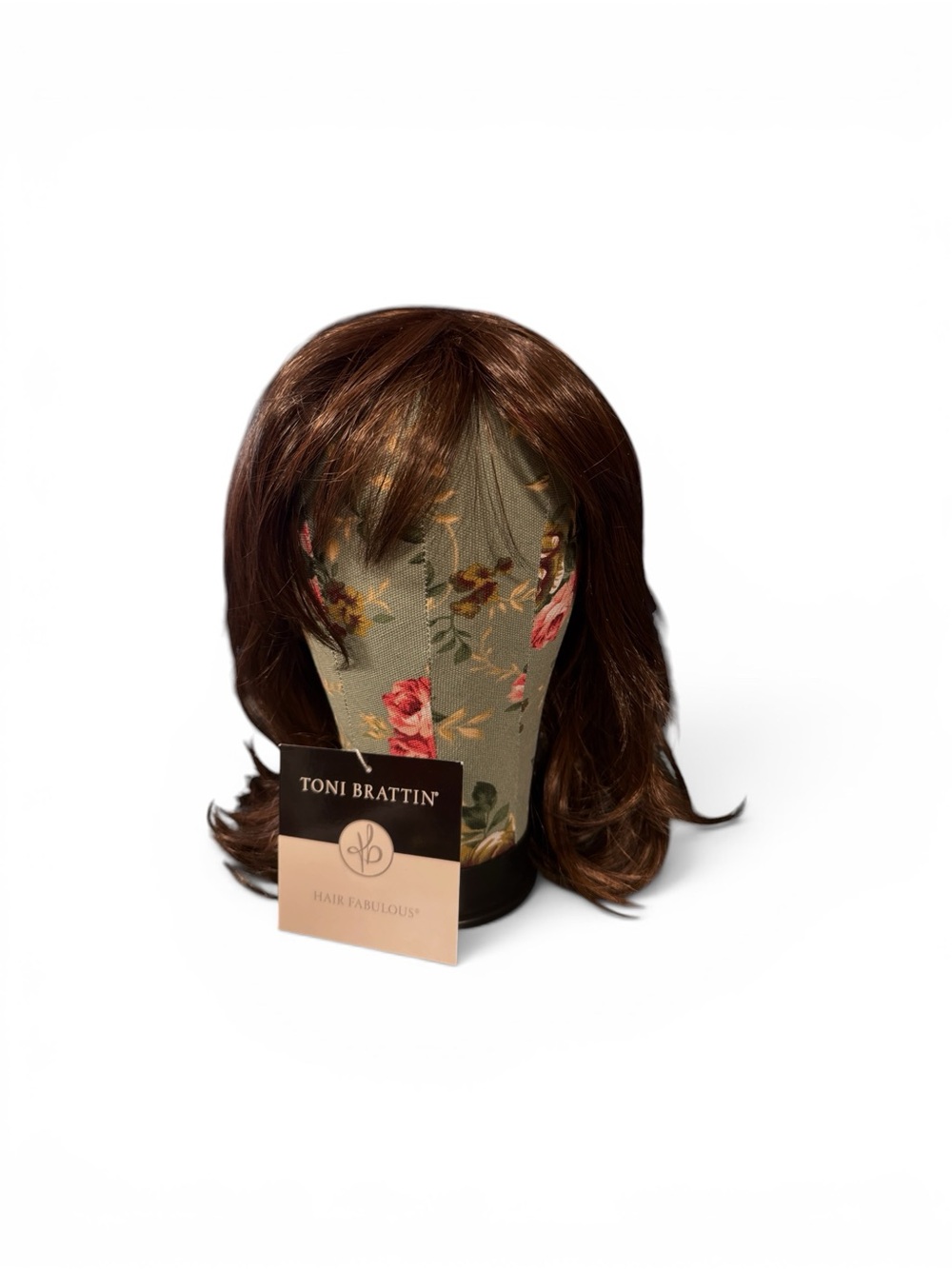 Toni Brattin Ravishing Long Layered Cut Wig Medium Brown NWT